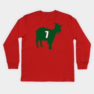 Cristiano Ronaldo Portugal Goat Shirt Kids Long Sleeve T-Shirt